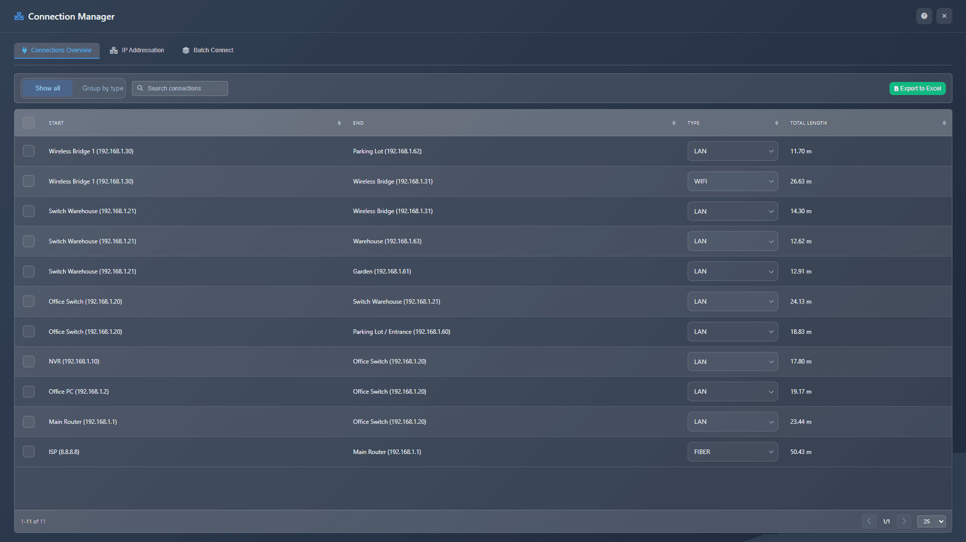 Planowanie Tras Kablowych i Kalkulator Kosztów Materiałów