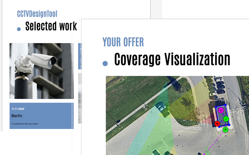 Example of CCTV Coverage Visualization